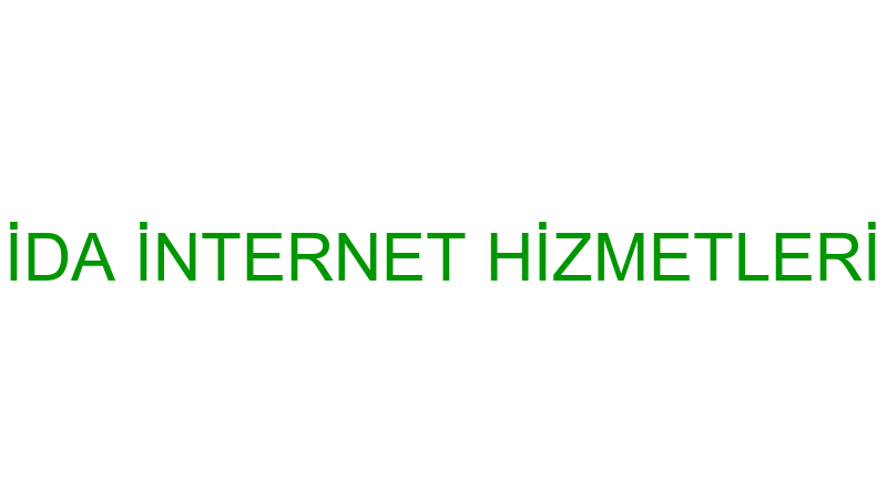İDA İNTERNET HİZMETLERİ