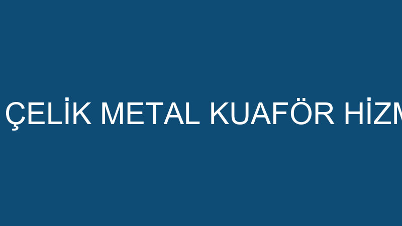 MDS FERFORJE ÇELİK METAL KUAFÖR HİZMETLERİ İNŞAAT