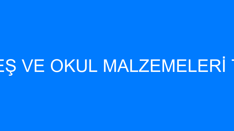 UÇAN BALON KREŞ VE OKUL MALZEMELERİ TEDARİK TOPTAN