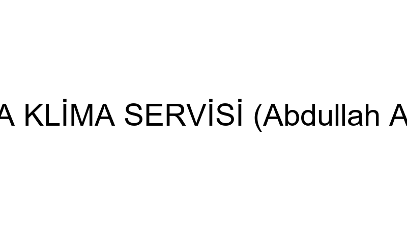 NOKTA KLİMA SERVİSİ (Abdullah Aşlaycı)