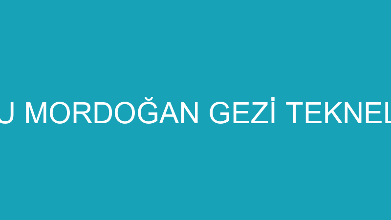 SINIRLI SORUMLU MORDOĞAN GEZİ TEKNELERİ DENİZ YOLC