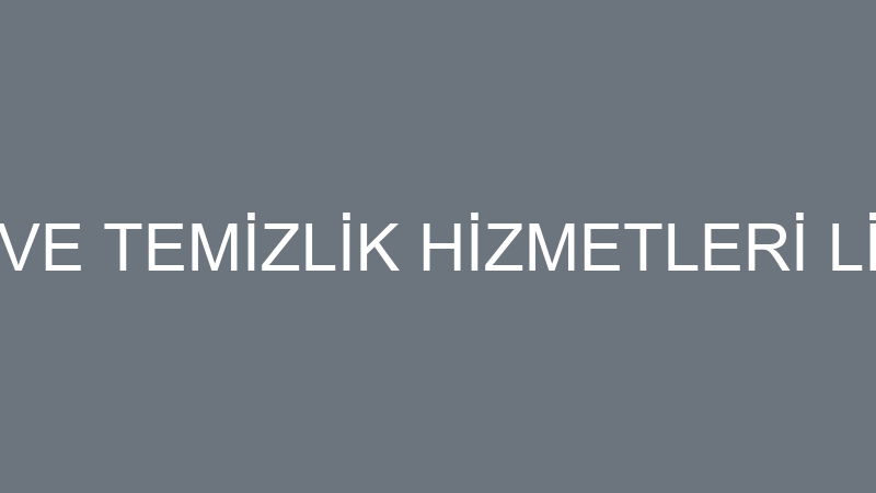 MRV YÖNETİM VE TEMİZLİK HİZMETLERİ LİMİTED ŞİRKETİ