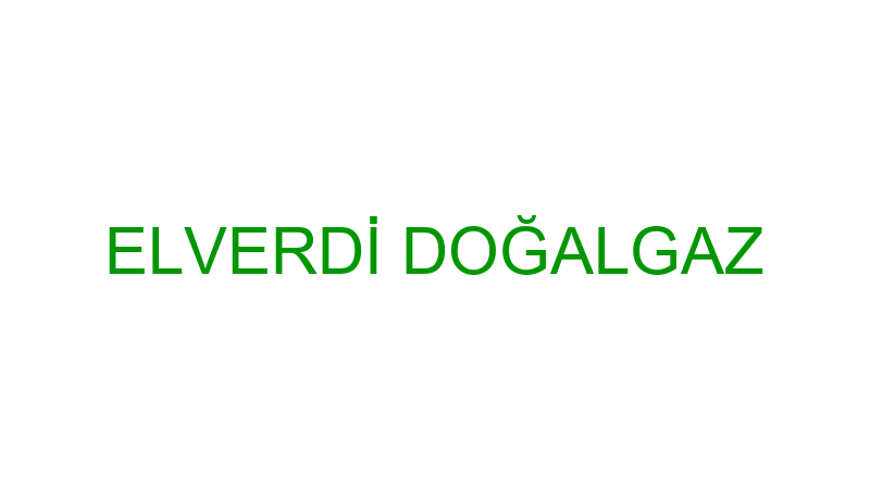 ELVERDİ DOĞALGAZ