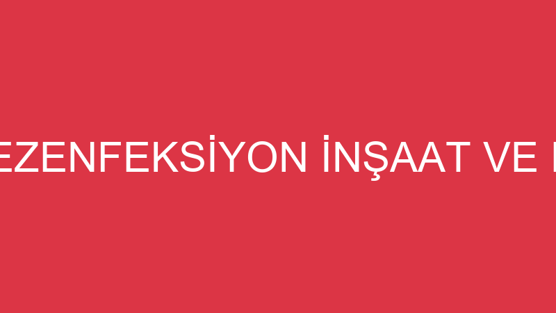 WATERCLEAN DEZENFEKSİYON İNŞAAT VE ENERJİ SANAYİ T