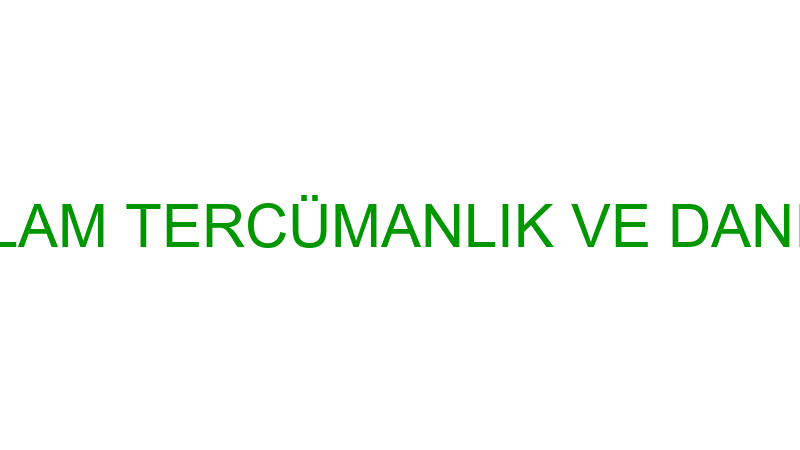 STR REKLAM TERCÜMANLIK VE DANIŞMANLIK