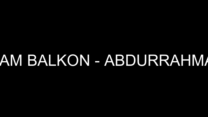 BİSMİL CAM BALKON - ABDURRAHMAN VANLI