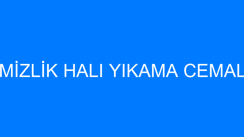 İNCE TEMİZLİK HALI YIKAMA CEMAL ERGÜN