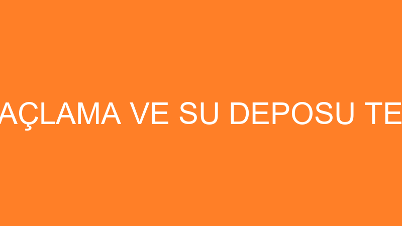 ANTİ HAŞERE İLAÇLAMA VE SU DEPOSU TEMİZLİK HİZMETL