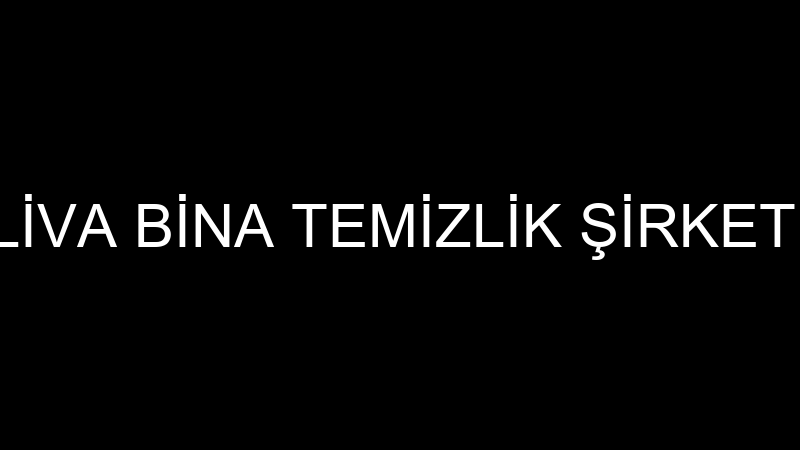 LİVA BİNA TEMİZLİK ŞİRKETİ