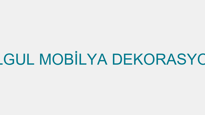 ALGUL MOBİLYA DEKORASYON