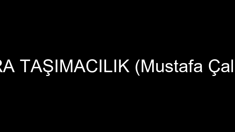 BUĞRA TAŞIMACILIK (Mustafa Çalışgan)