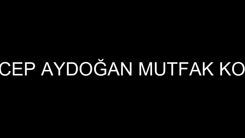 RECEP AYDOĞAN MUTFAK KOÇU