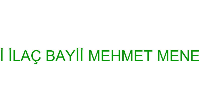 ZİRAİ İLAÇ BAYİİ MEHMET MENEMEN