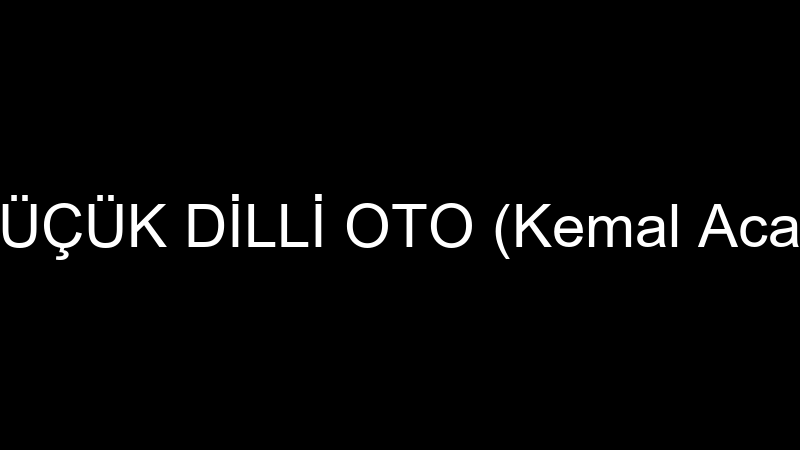 KÜÇÜK DİLLİ OTO (Kemal Acar)