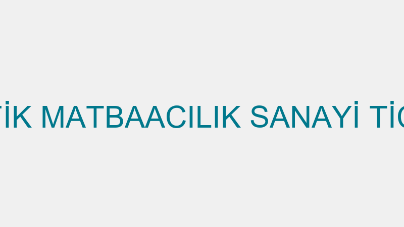 GRAFİKA GRAFİK MATBAACILIK SANAYİ TİCARET LİMİTED