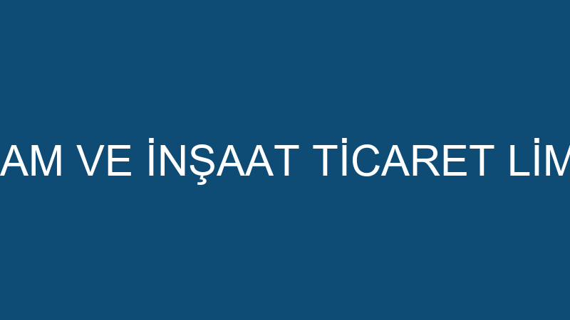KRN TENTE CAM VE İNŞAAT TİCARET LİMİTED ŞİRKETİ