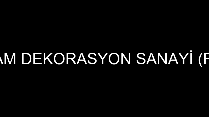 GÜLER CAM DEKORASYON SANAYİ (Fatih Güler)