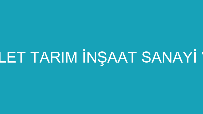 VİYAN ZİRAİ ALET TARIM İNŞAAT SANAYİ VE TİCARET Lİ