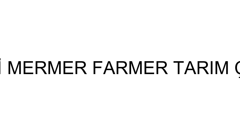 SAADETTİN RUHİ MERMER FARMER TARIM ÇİFTLİK EKİPMAN