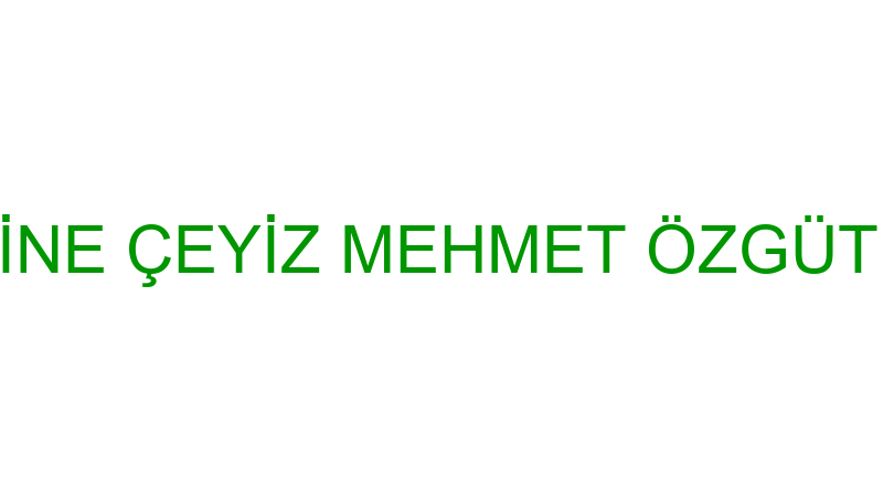 DEFİNE ÇEYİZ MEHMET ÖZGÜTÜRK