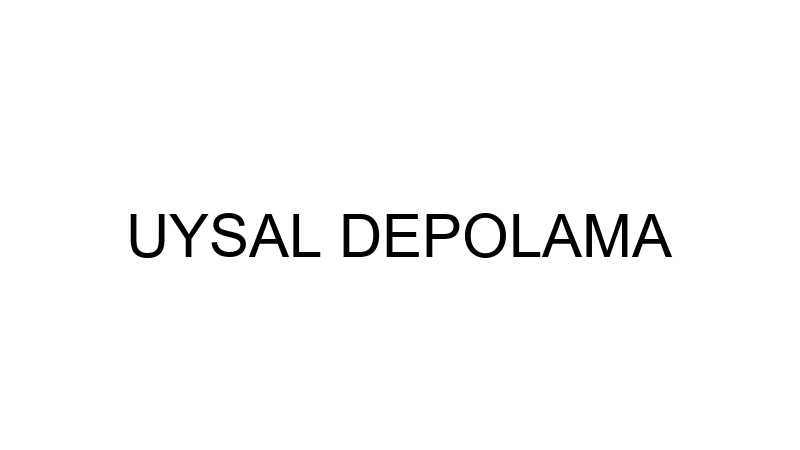 UYSAL DEPOLAMA
