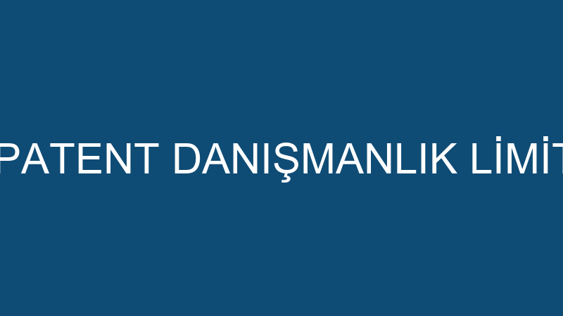 444 MARKA PATENT DANIŞMANLIK LİMİTED ŞİRKETİ