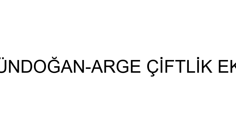 MEHMET GÜNDOĞAN-ARGE ÇİFTLİK EKİPMANLARI