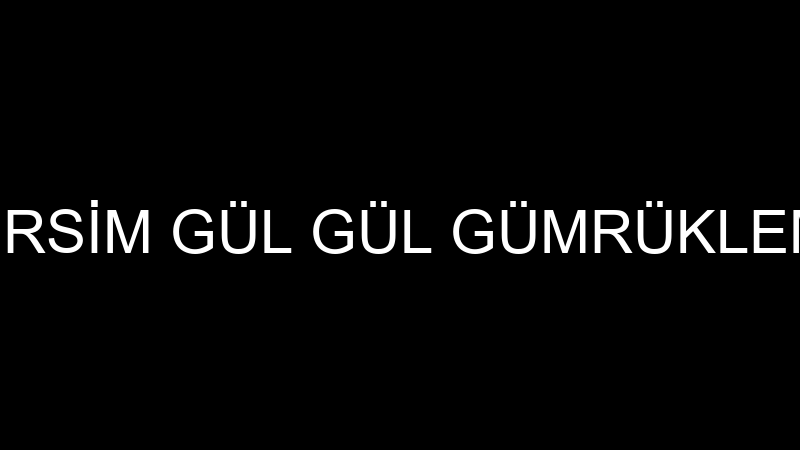 DERSİM GÜL GÜL GÜMRÜKLEME