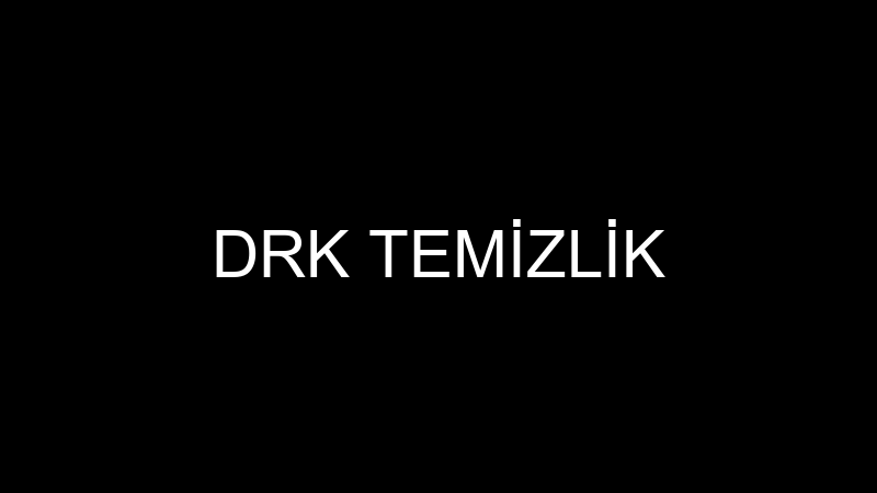 DRK TEMİZLİK