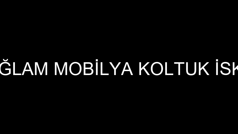 ALİ BAĞLAM- BAĞLAM MOBİLYA KOLTUK İSKELET ATÖLYESİ