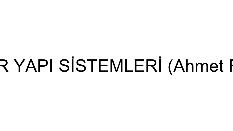 GÜRLEKLER YAPI SİSTEMLERİ (Ahmet Fatih Gürlek)