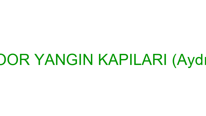 Ahmet Door Yangın Kapıları (Aydın Tokoğlu) logosu