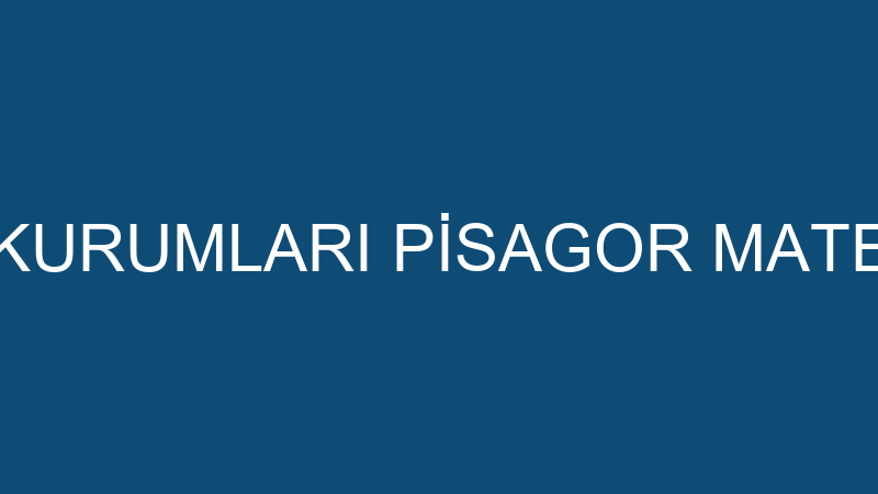 Akarsu Eği̇ti̇m Kurumları Pi̇sagor Matemati̇k Okulu (K logosu