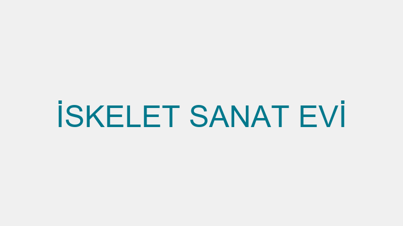 İskelet Sanat Evi̇ logosu