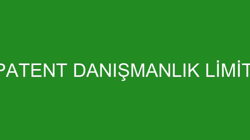 BT MARKA PATENT DANIŞMANLIK LİMİTED ŞİRKETİ