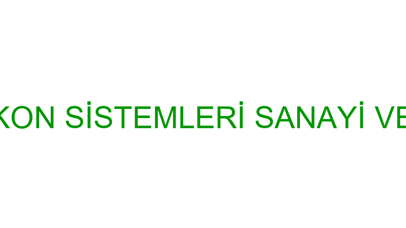 ÖNAL CAM BALKON SİSTEMLERİ SANAYİ VE TİCARET LİMİT