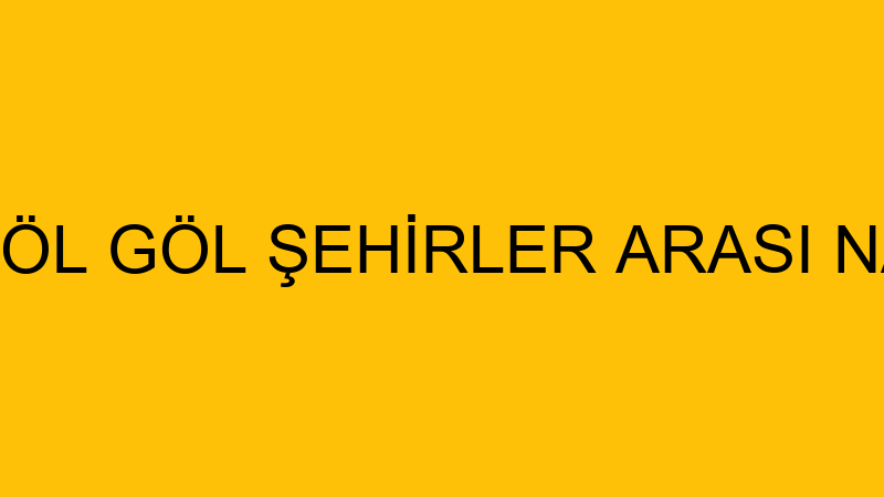 Ni̇hat Göl Göl Şehi̇rler Arası Nakli̇yat logosu