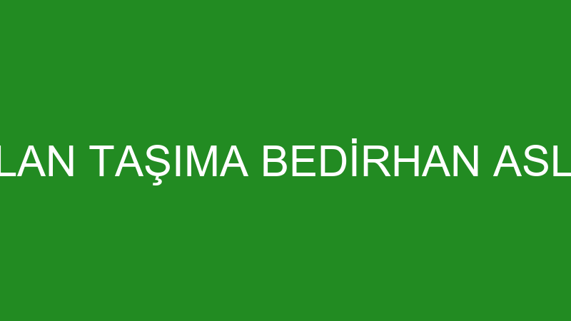 Aslan Taşıma Bedi̇rhan Aslan logosu