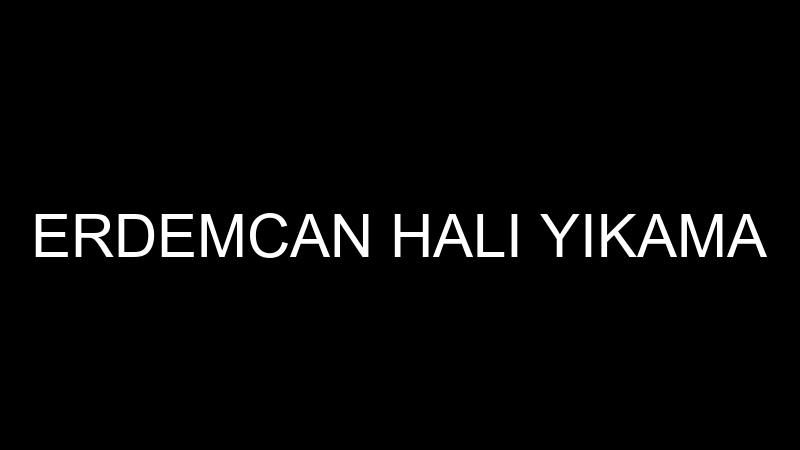 ERDEMCAN HALI YIKAMA
