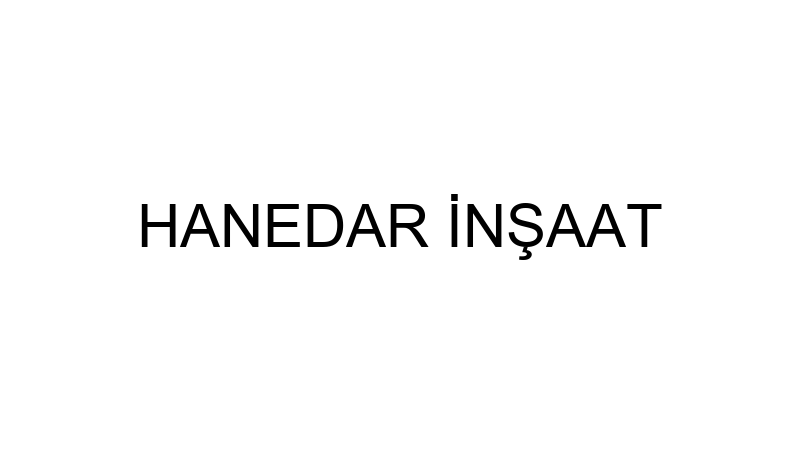 HANEDAR İNŞAAT