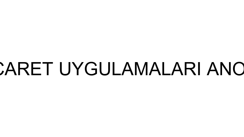 KARMA E TİCARET UYGULAMALARI ANONİM ŞİRKETİ