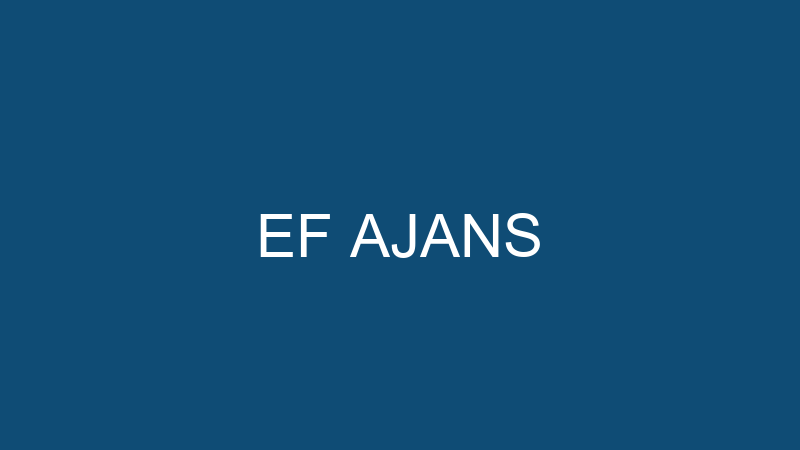 EF AJANS