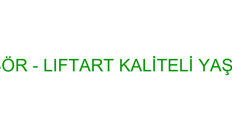 LIFTART ASANSÖR - LIFTART KALİTELİ YAŞAM VE ASANSÖ