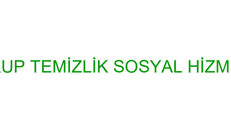 HC GRUP TEMİZLİK SOSYAL HİZMETLER