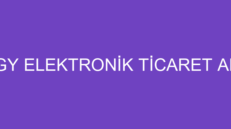 DJ TECHNOLOGY ELEKTRONİK TİCARET ANONİM ŞİRKETİ