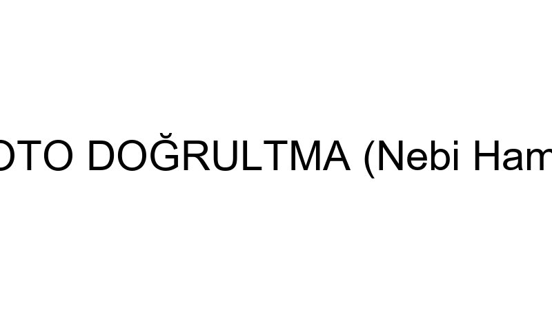 BORAN OTO DOĞRULTMA (Nebi Hamdi Boran)