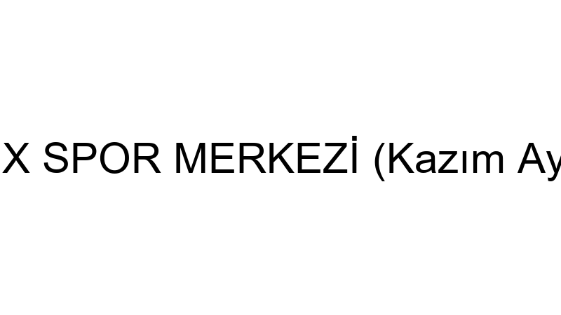 FITMIX SPOR MERKEZİ (Kazım Aytekin)