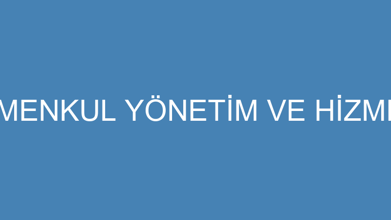 ARTEMOR GAYRİMENKUL YÖNETİM VE HİZMETLERİ ANONİM Ş