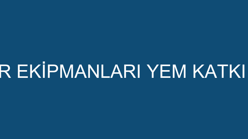 OĞUZ VETERİNER EKİPMANLARI YEM KATKI MADDELERİ TAR