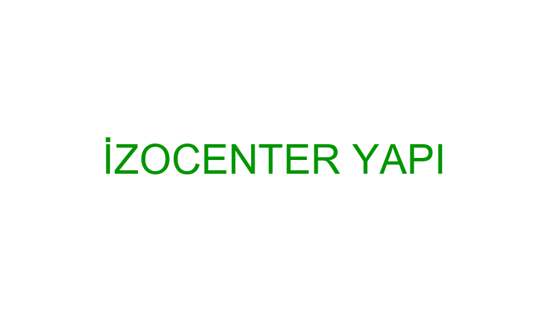 İZOCENTER YAPI